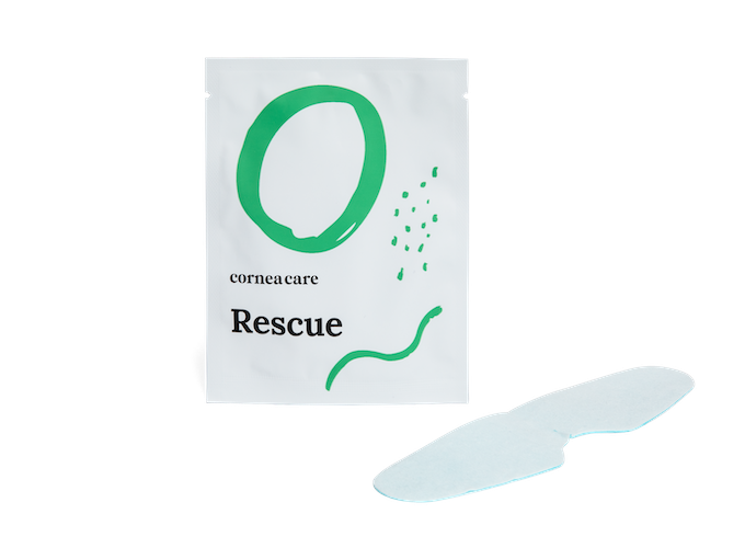 Rescue self cooling hydrogel eye mask and satchet