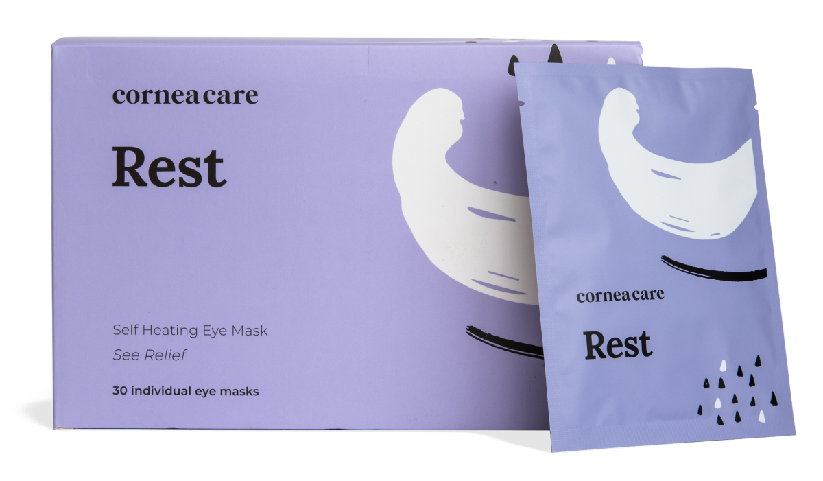 Rest Warm Compress Self Heating Eye Mask and Satchet