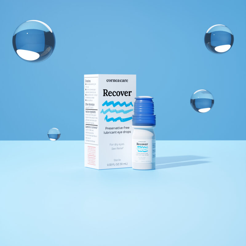 Recover Preservative Free Artificial Tear Box and Bottle