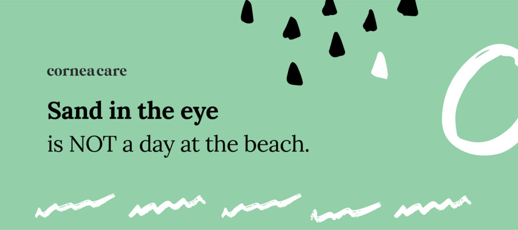 What To Do if You or Kids Get Sand in the Eye