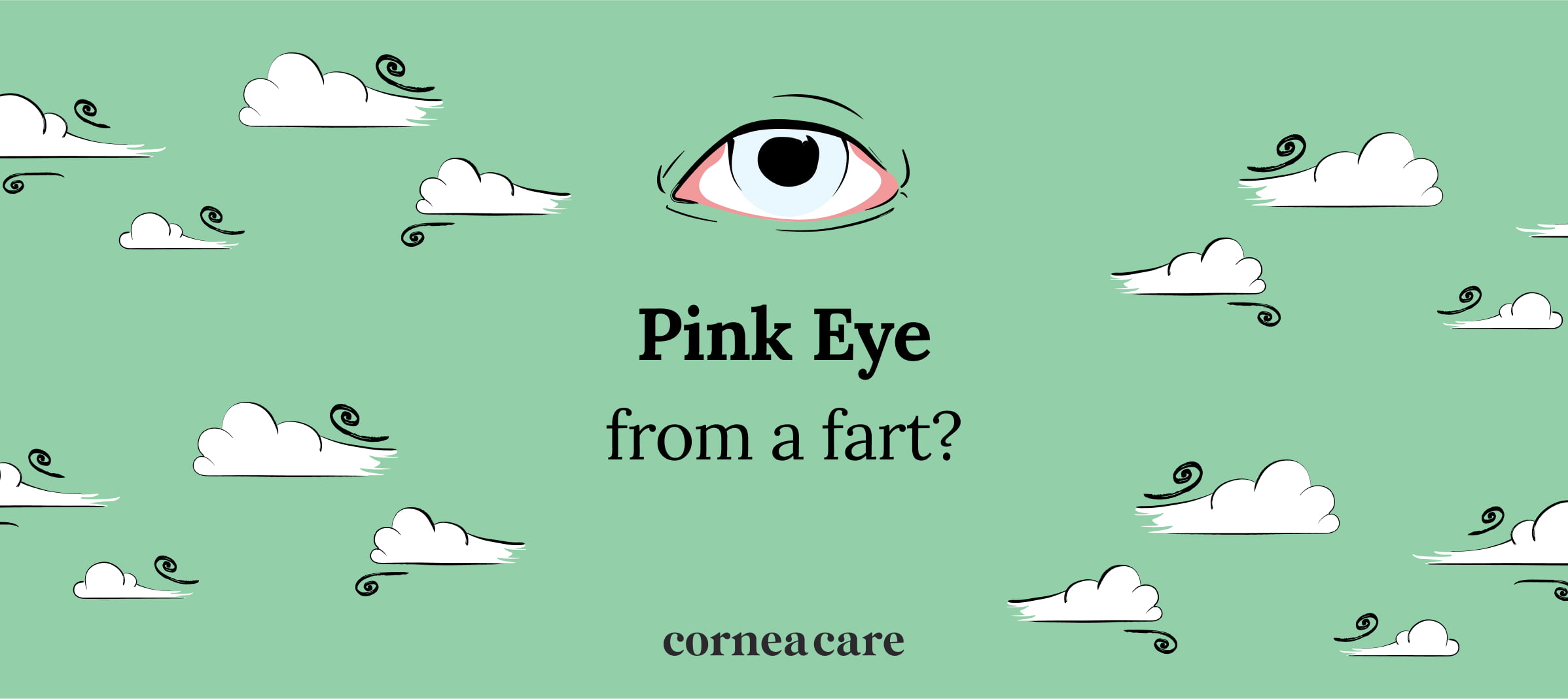 Can farts give you pink eye